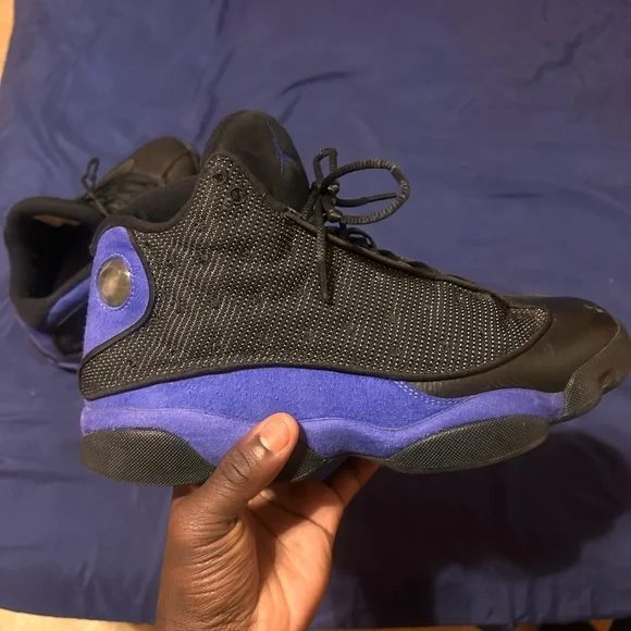 Jordan Athletic Shoes Black Purple - Picture 4 of 5